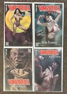 Vampirella Dead Flowers #1,2,3,4 Dynamite Parrillo NM