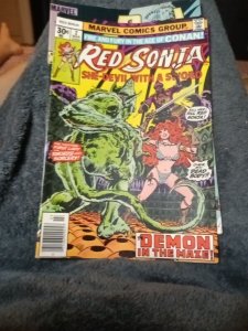 Marvel Feature 6 Red Sonja 2 Copper Age 7 Comics Lot Run Set Collection Bronze