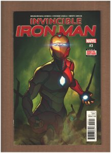 Invincible Iron Man #3 Marvel 2017 Riri Williams 1st Ironheart Armor NM 9.4