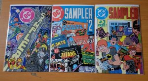 DC Sampler 1-3 Complete Set Run! ~ NEAR MINT NM ~ 1983 DC Comics