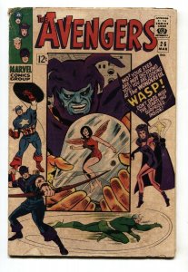 Avengers #26 Captain America - Wasp - 1966- Marvel Silver Age G