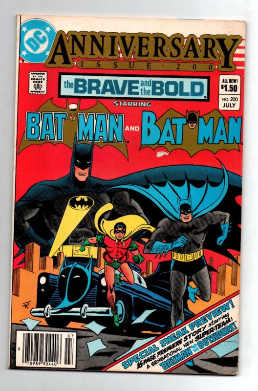 Brave and the Bold #200 newsstand - Golden Age Batman - 1st Katana - 1983 - FN