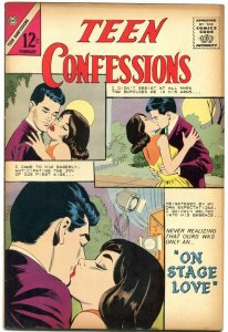 TEEN CONFESSIONS #27 1964-CHARLTON ROMANCE-ON STAGE LOV VG