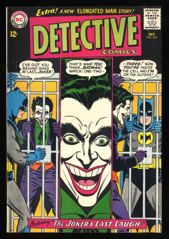 Detective Comics #332 FN- 5.5 Joker Appearance Batman!