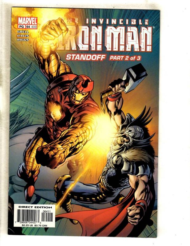 12 Iron Man Marvel Comics #409 410 (2) 411 413 414 415 416 417 418 419 420 MF21