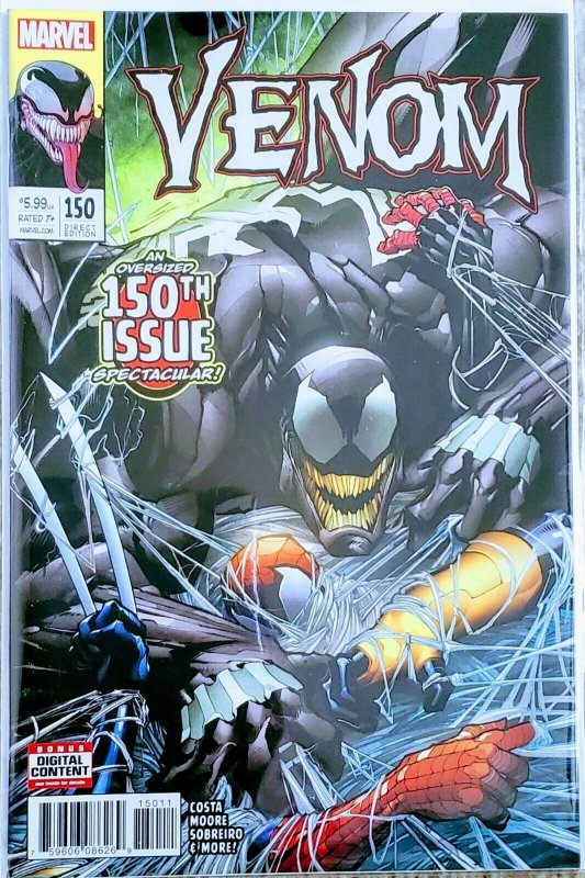 Venom #150 Marvel 2017 NM Variant Sandoval - Color & Black