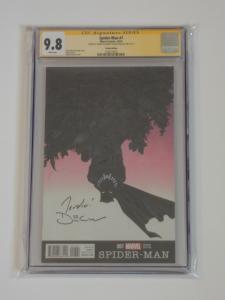 Spider-Man #7 CGC SS 9.8; Black Panther variant! Nova app.!! 2 x Signed!!