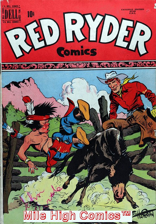RED RYDER COMICS (1941 Series)  (DELL) #82 CANADIAN Very Good Comics Book