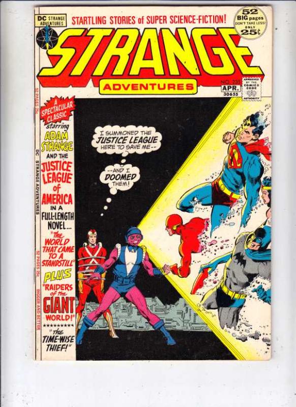 Strange Adventures #235 (Apr-72) NM- High-Grade Adam Strange, Alana