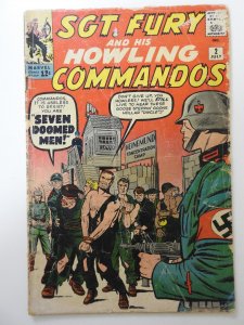 Sgt. Fury #2  (1963) GD- Condition 1 in tear front cover