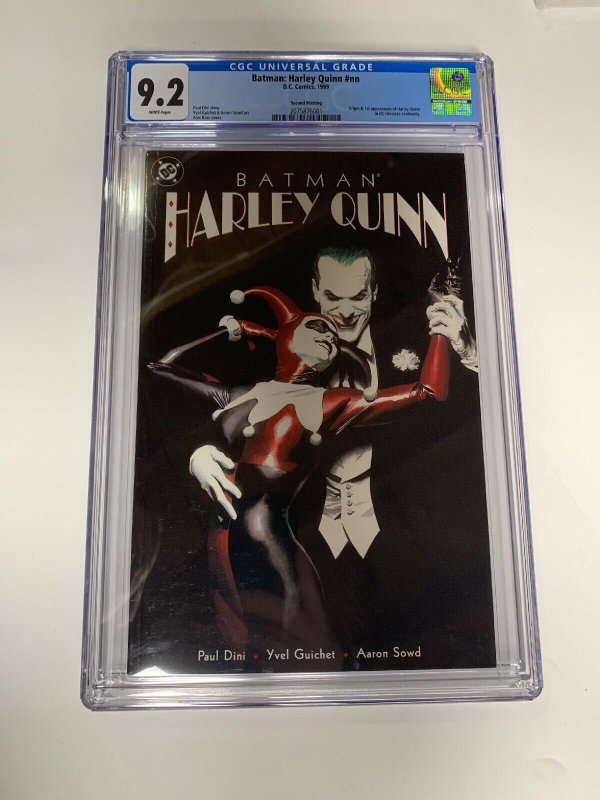 Batman: Harley Quinn 1 NN Cgc 9.2 2nd Second Print Dc Comics