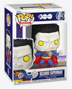 ?~FUNKO~EXCLUSIVE COMIC CON 2023~?~BIZARRO SUPERMAN #474~NIB w/PROTECTOR~?
