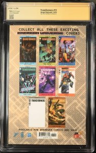 Transformers (2024) #13 CGC 9.8 Big Time Collectibles Foil Cover John Giang auto