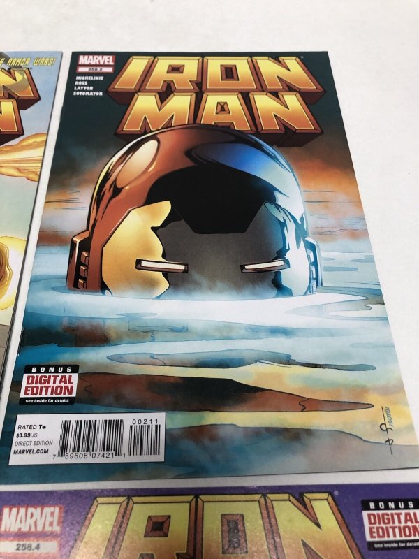 Iron Man (2013) Set # 258.1-258.4 Marvel Comics • Dave Ross • Tom Palmer • Chris