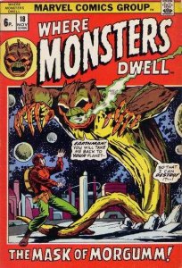 Where Monsters Dwell (1970 series)  #18, Fine+ (Stock photo)