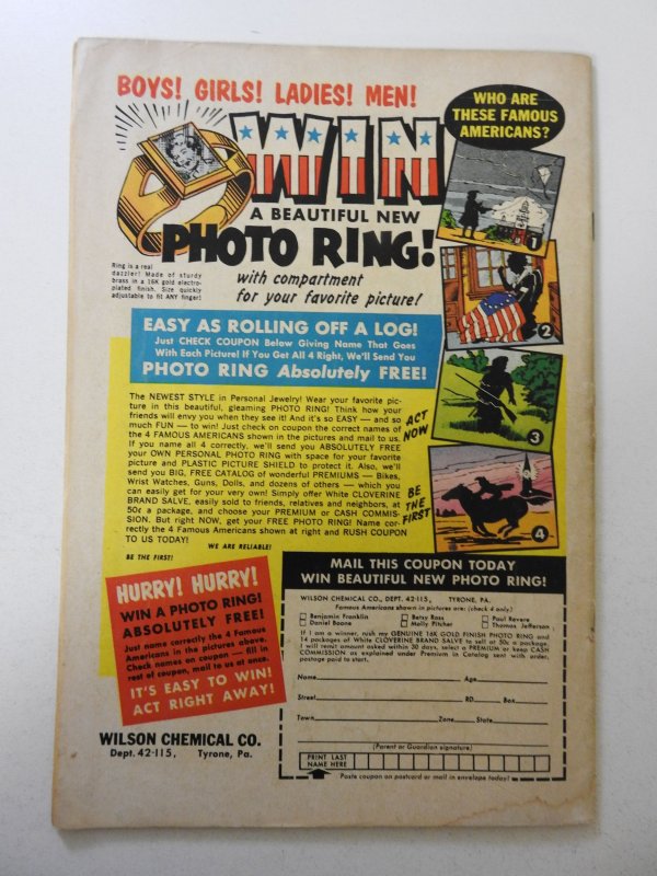 Challengers of the Unknown #20 (1961) VG Condition moisture stain