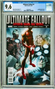 Ultimate Comics Fallout #4 (2011) CGC 9.6!  small crack top of slab