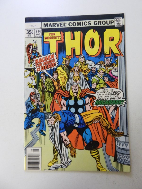 Thor #274 (1978) FN/VF condition