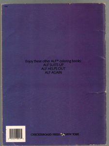 ALF Takes Off Coloring Book 1988-Marvel comics character-VG-