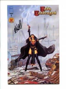 Lady Pendragon #1 - Signed Matt Hawkins (9.2ob) 1998