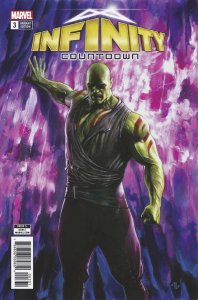 INFINITY COUNTDOWN #3 (OF 5) DRAX HOLDS INFINITY VAR LEG [VF/NM]