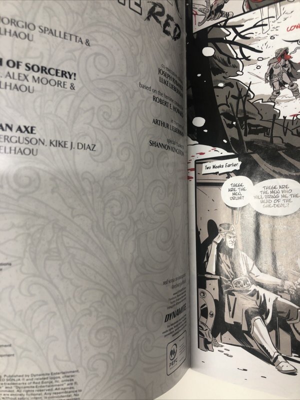 Red Sonja Black White Red # 5 Variant (NM) Dynamite Entertainment • Jacob Edgar