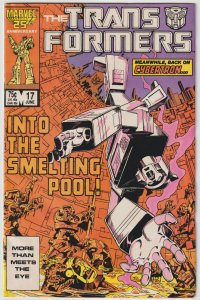 Transformers #17 (Jun 1986, Marvel), VG condition (4.0)