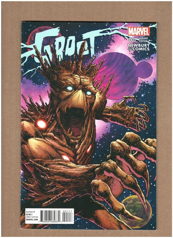 Groot #1 Marvel Comics 2015 Newbury Comics Variant Rocket Raccoon VG/FN 5.0