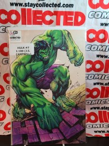 Hulk #7 1:100 ratio by J Scott Campbell