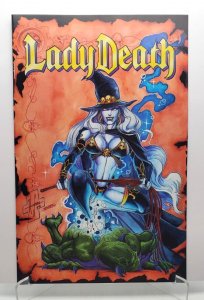 LADY DEATH FAN EDITION: ALL HALLOW'S EVIL #1 (1997) Chaos Comics NM+