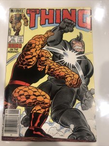 The Thing (1985) # 24 (NM) Canadian Price Variant • CPV • Mike Carlin • Marvel