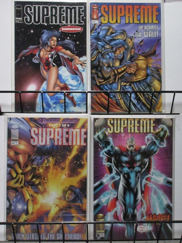 SUPREME (Image, 1993) #33-36 VF-NM 'Changes' pt 1-4 complete! Intro Lady Supreme