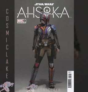 STAR WARS AHSOKA #1 1:10 SABINE WREN CONCEPT ART INC RATIO VARIANT PRESALE 7/10☪