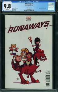 Runaways #1 Young Cover (2017) CGC 9.8 NM/MT