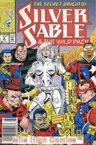 SILVER SABLE & THE WILD PACK (1992 Series)  (MARVEL) #9 NEWSSTAND Very Fine