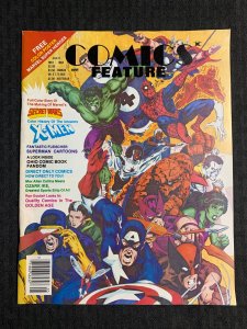1984 COMICS FEATURE Magazine #29 FN+ 6.5 with Secret Wars Poster
