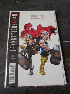 Generations: The Unworthy Thor & The Mighty Thor Olivier Coipel Variant (2017)