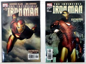 Iron Man Lot of 2 #1, 2 (2005) Marvel Comics 1st Print Comic Books
