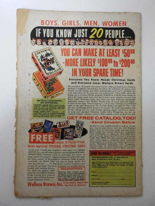 Aquaman #4 (1962) GD Condition moisture stain, 3/4 in spine split