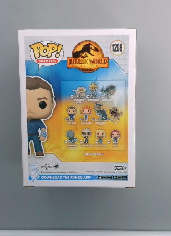 Funko Pop! Owen Grady #1208, Jurassic World, Vinyl Figure