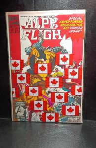 Alpha Flight #120 (1993) [orig C flag polybag & Registration Act poster incl]