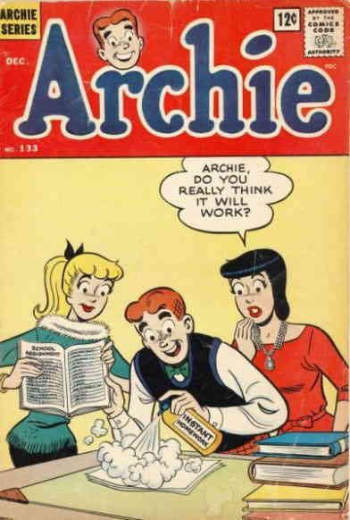 Archie #133 VG ; Archie | low grade comic December 1962 Betty Veronica