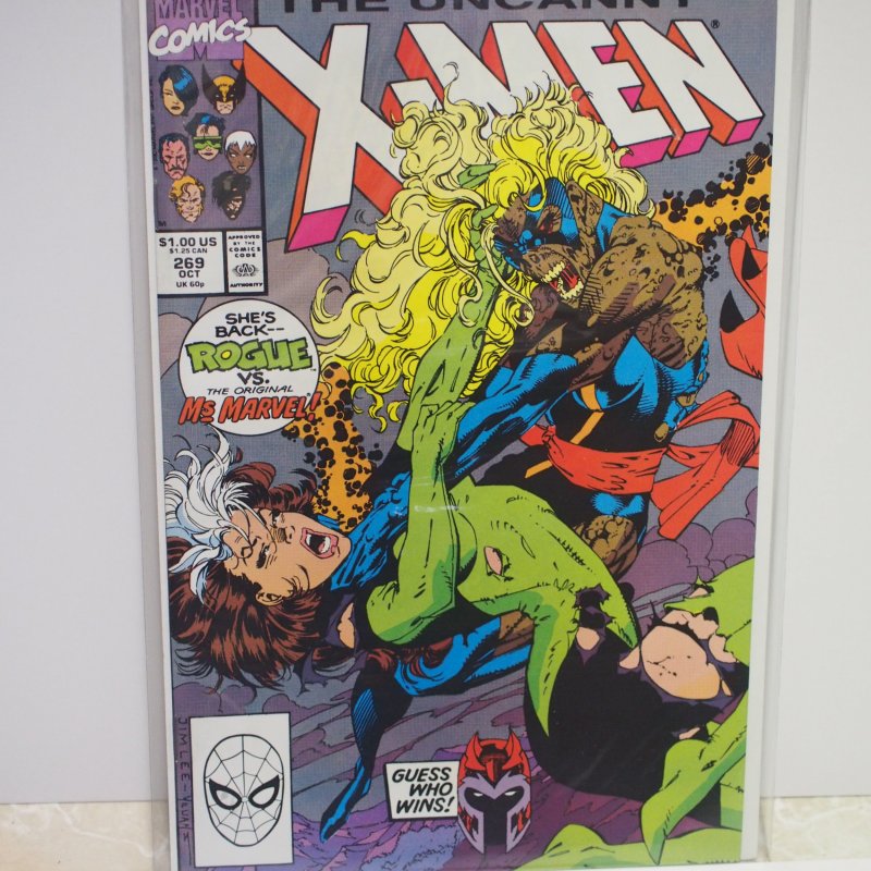 X-Men #269 (1990) VF/NM  Rogue vs Ms. Marvel