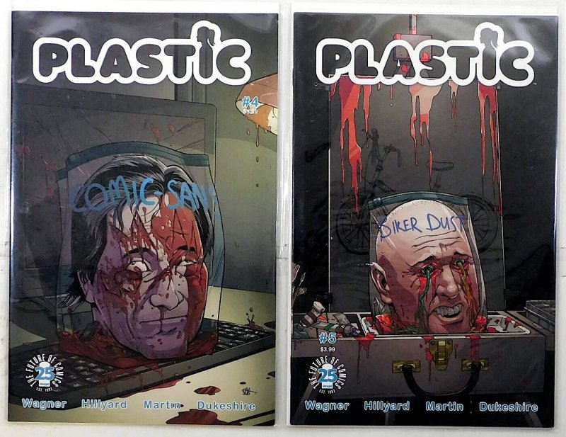 Plastic Lot of 2 #4 B, 5 B (2017) Image Comics Edwyn 1st Print Comic Books