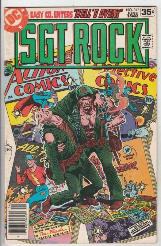 Sgt. Rock #317 (Jun-78) FN Mid-Grade Sgt. Rock, Easy Co.