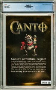 Canto #1 Convention Edition! CGC 9.8! White Pages!