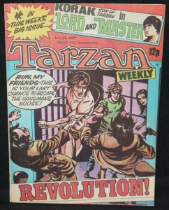 Tarzan Weekly UK Comic - Revolution - (Grade 8.0) July 23, 1977