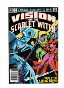 VISION & THE SCARLET WITCH #01 (1982) RICK LEONARDI | NEWSSTAND | 1ST SAMHAIN