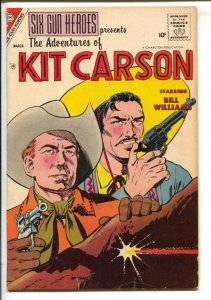 Six-Gun Heroes #45 1958-Kit Carson- Bill Williams TV series-Joe Maneely story...