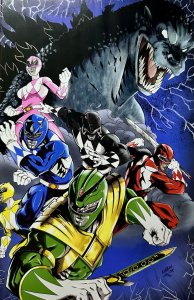 Godzilla Vs Mighty Morphin Power Rangers II #1 Virgin Variant [Gavarette]